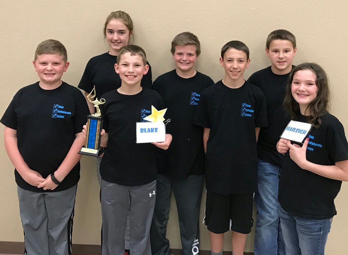 5th grade Quiz Bowl Team is 2016-2017 District Champion and Regional Runner-Up!