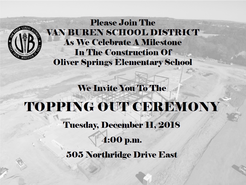 District to hold Topping Out Ceremony December 11