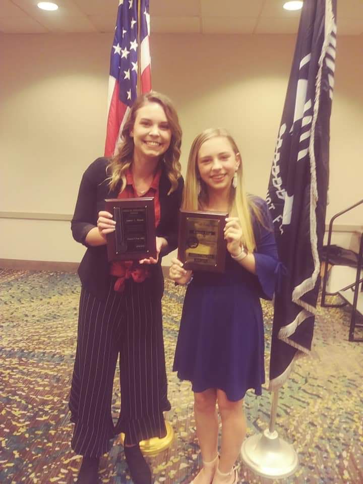Myers and King to represent Van Buren at National VFW Essay Competition