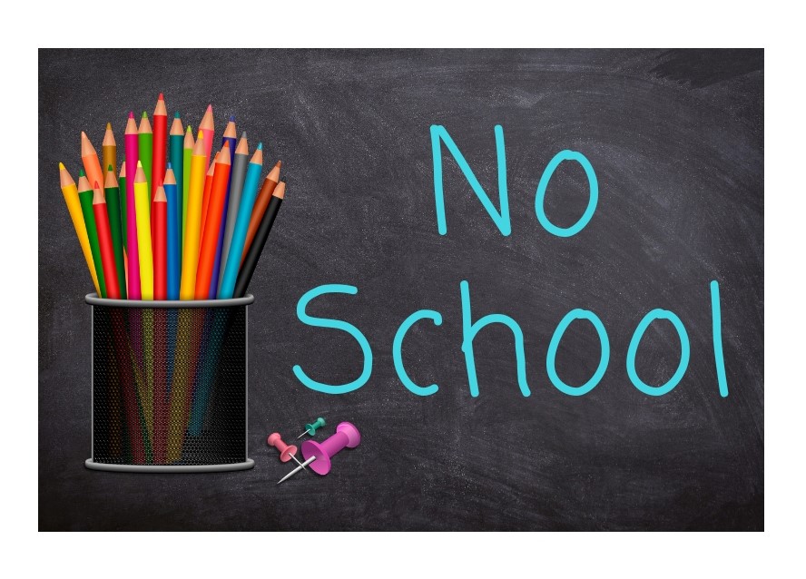 No School on Monday,  February 17, 2020