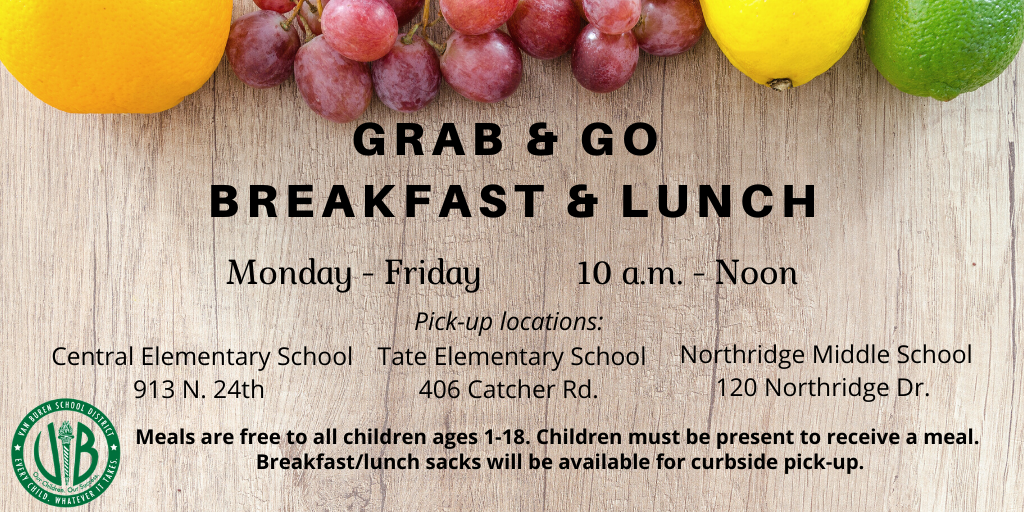 VBSD to serve grab and go meals 