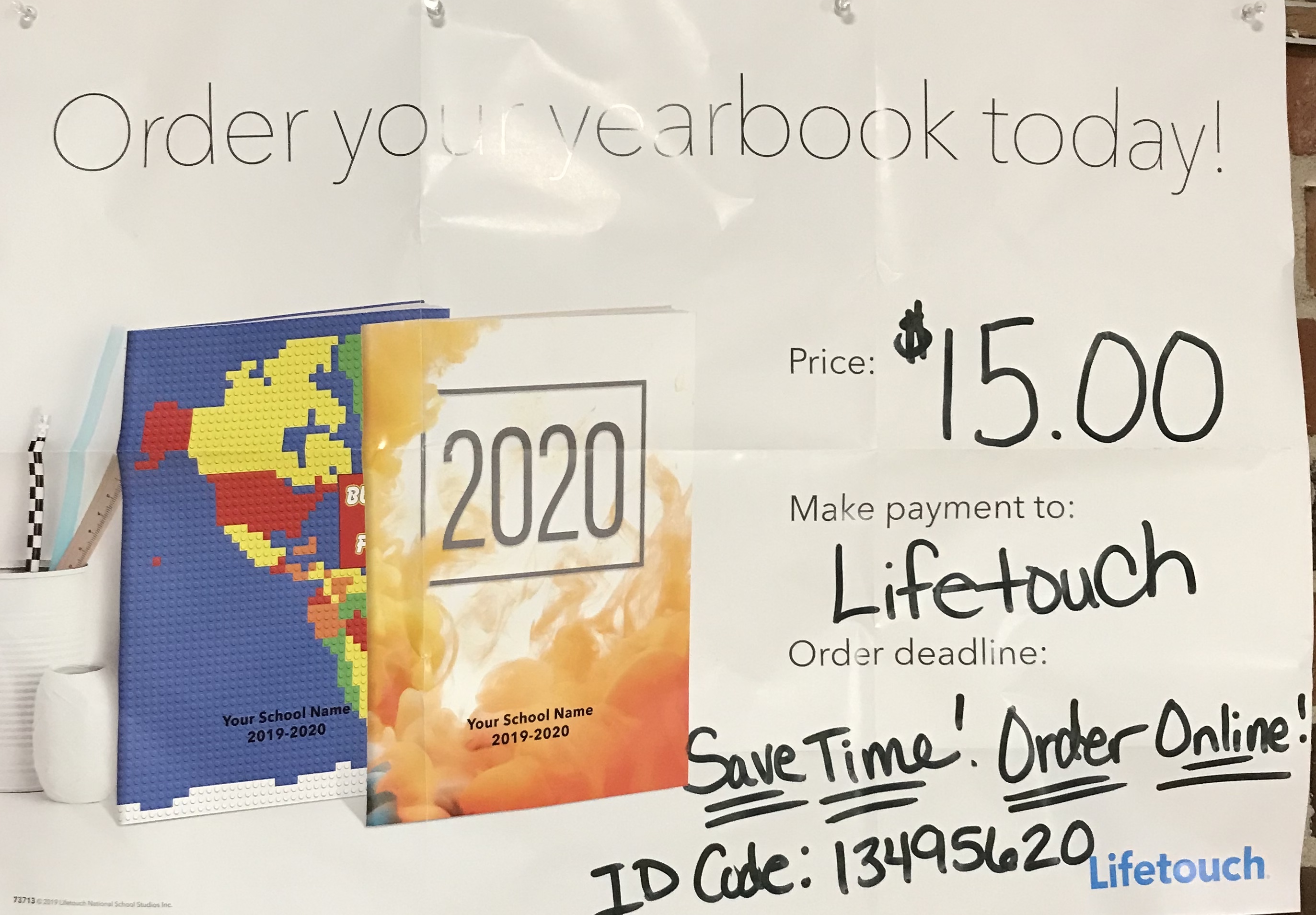 Order your yearbook today! $15.00
