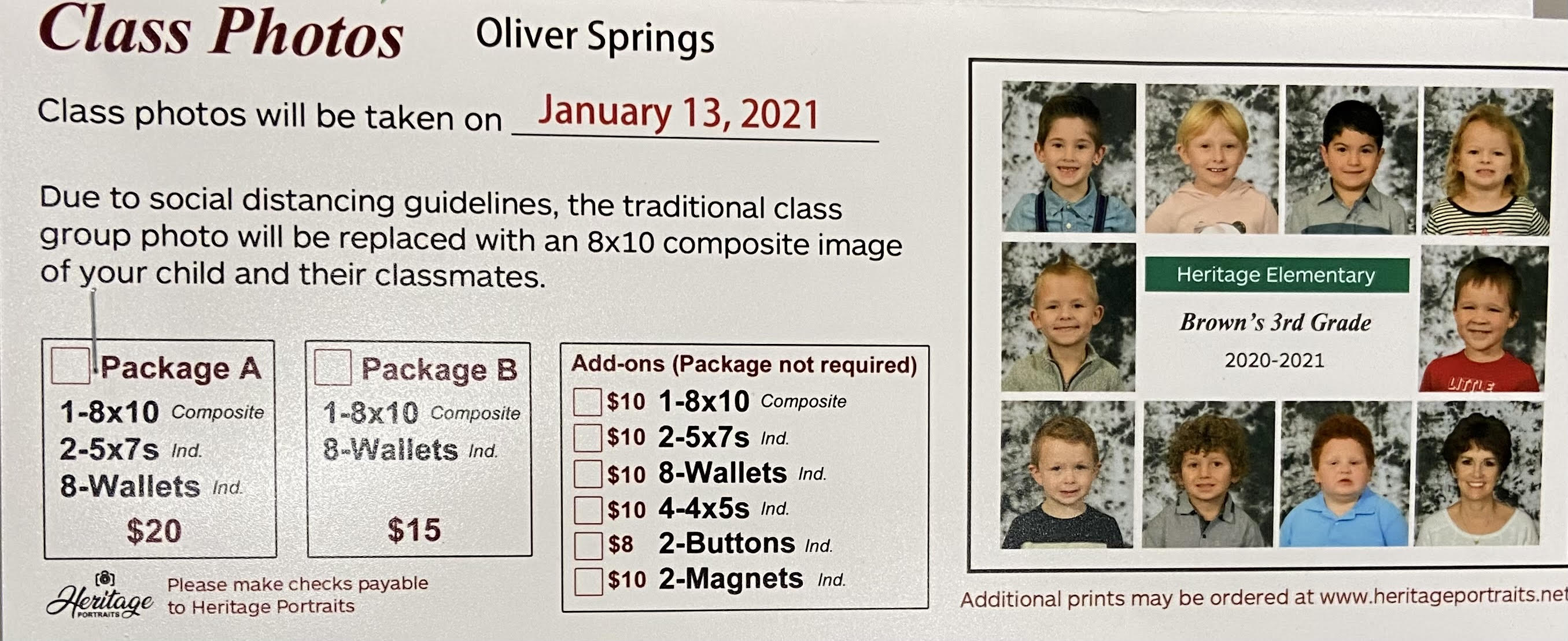 Class Pictures, Wed. 1/13