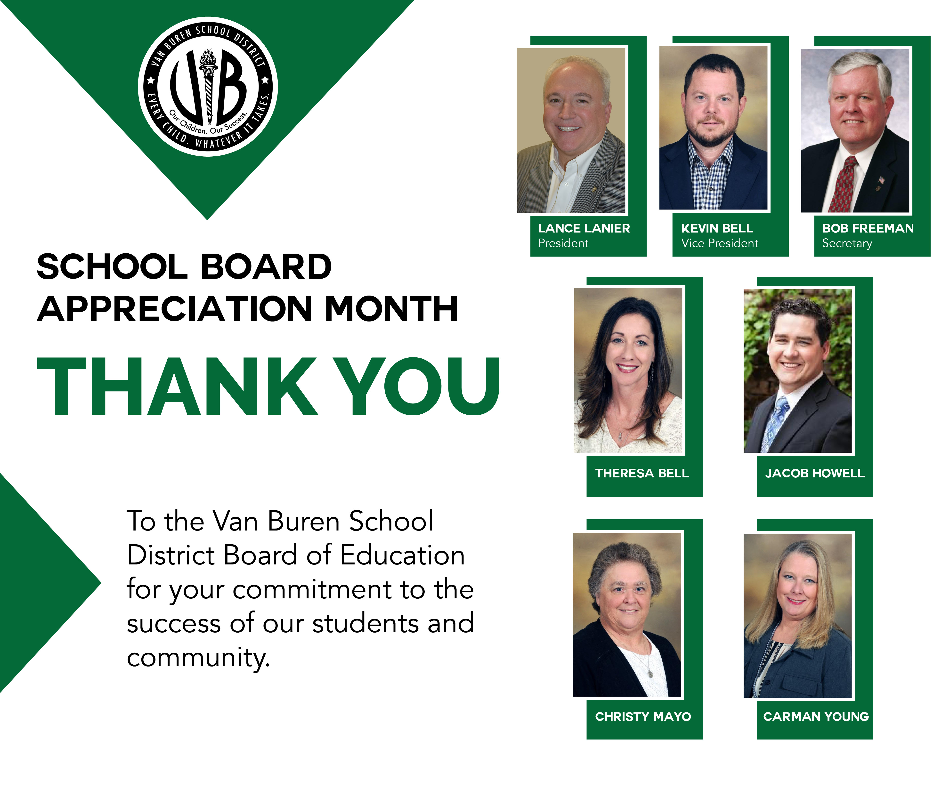 VBSD celebrates School Board Appreciation Month