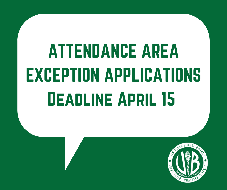 VBSD now accepting Attendance Area Exception applications