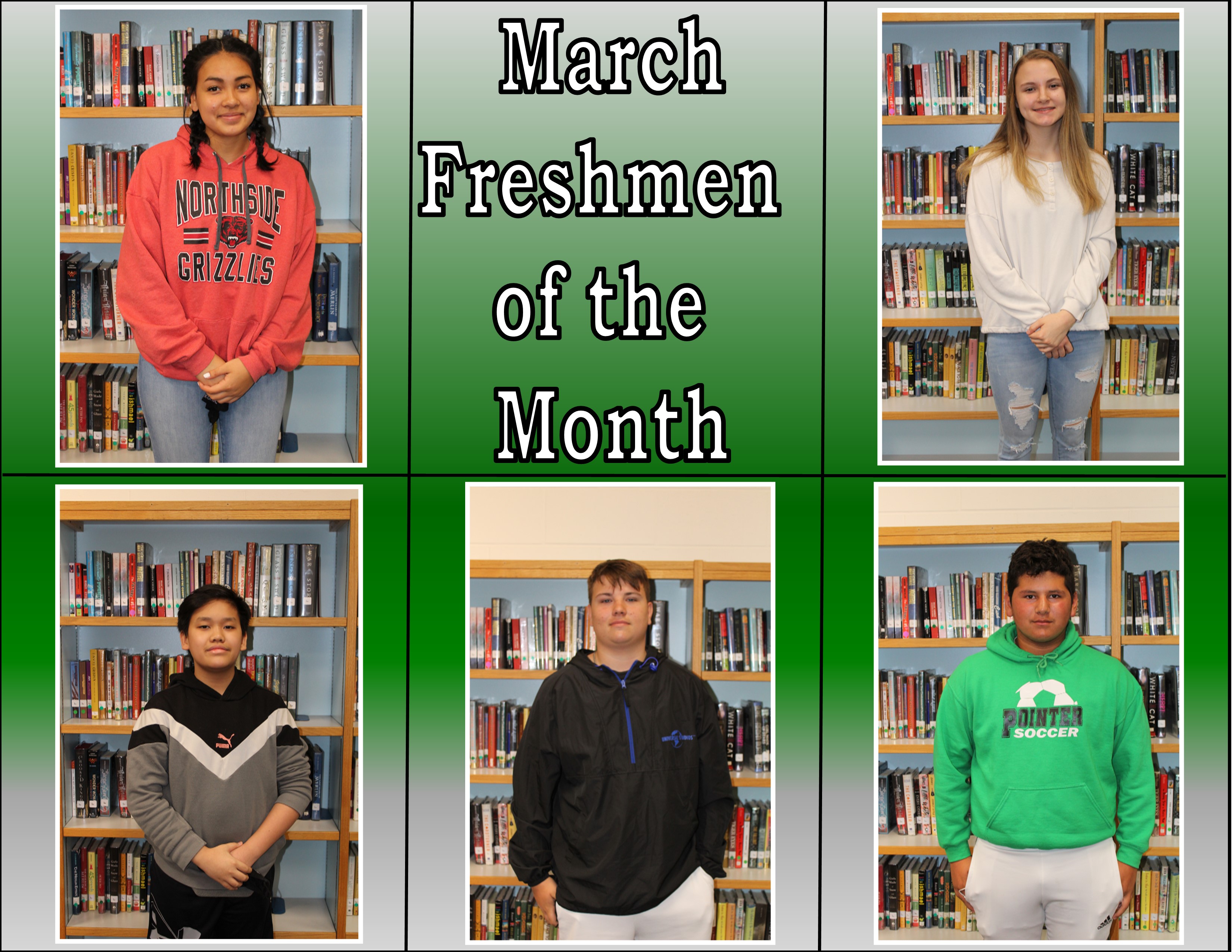 March Freshmen of the Month