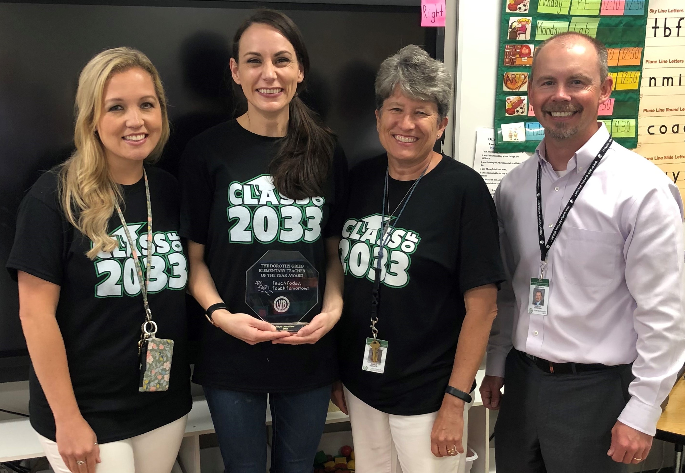 VBSD Announces District Teacher of the Year Award Recipients 
