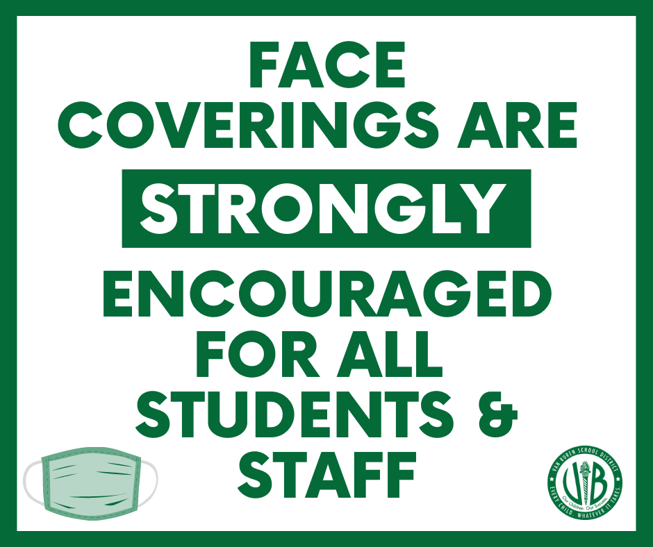 VBSD Face Covering Guidance for 2021-22 School Year 