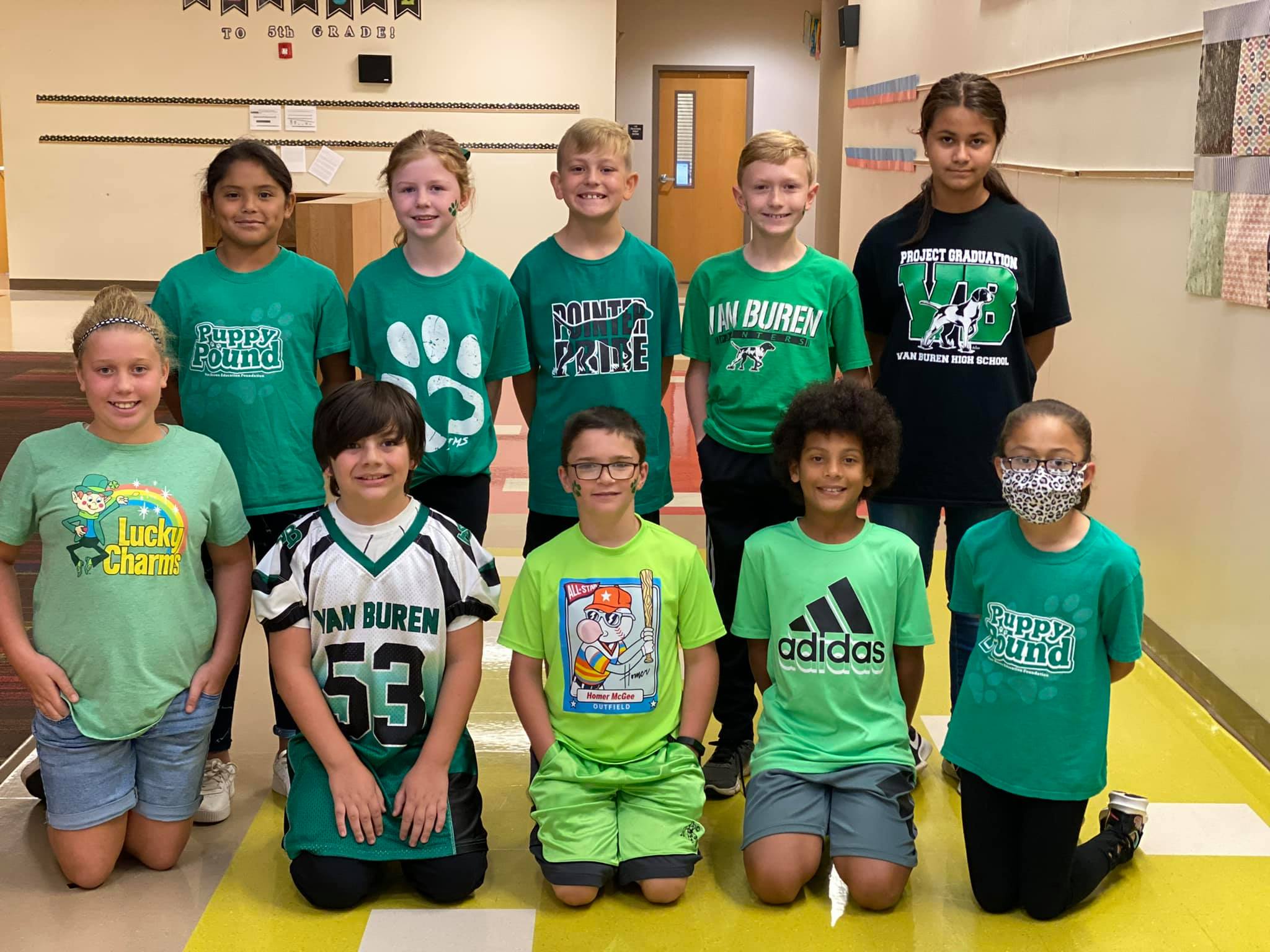 VBSD wears green to kick off National Bullying Prevention Month