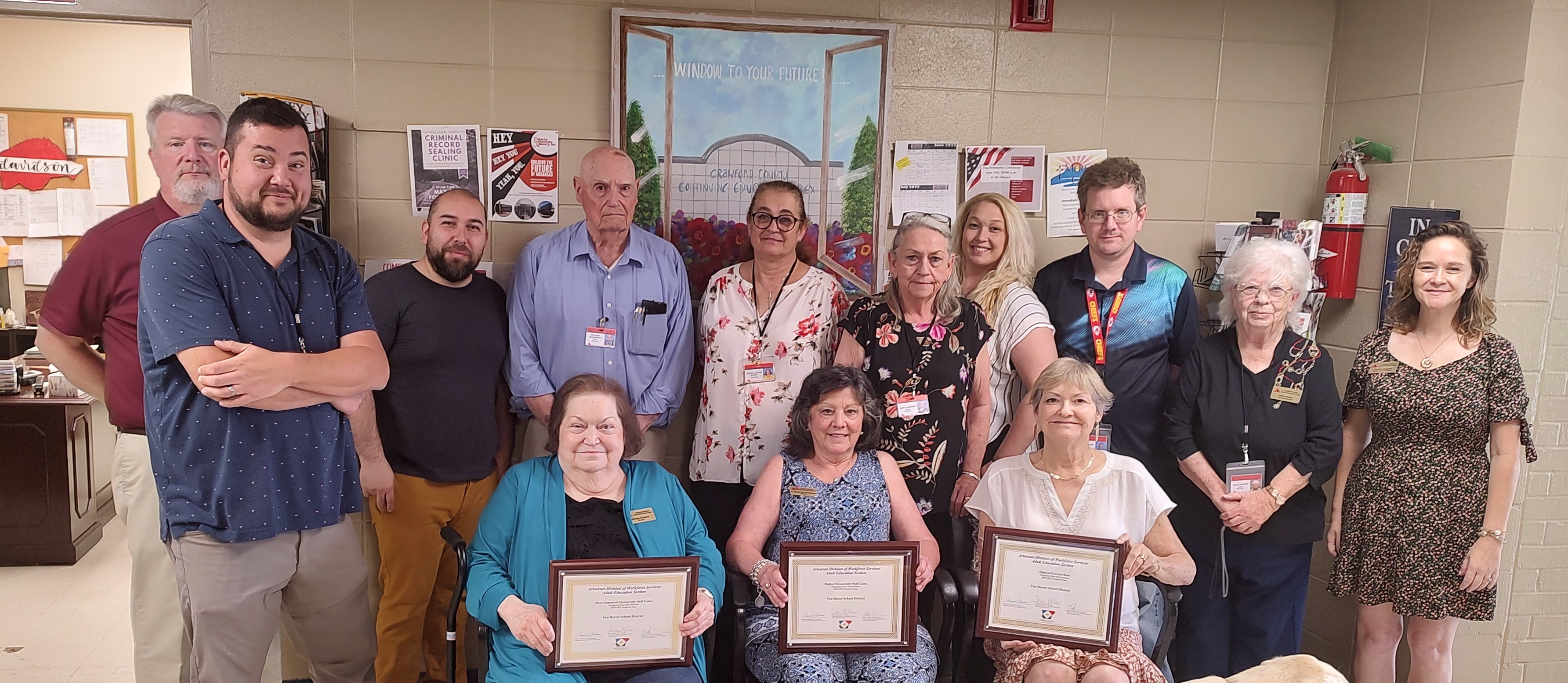 Crawford County Adult Education program honored at state meeting