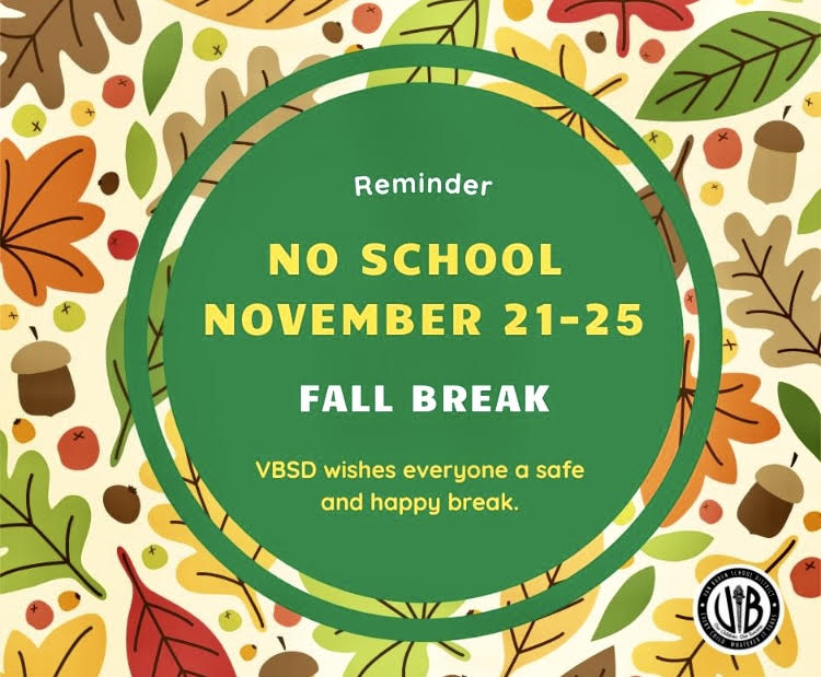 Fall Break! Nov. 21-25