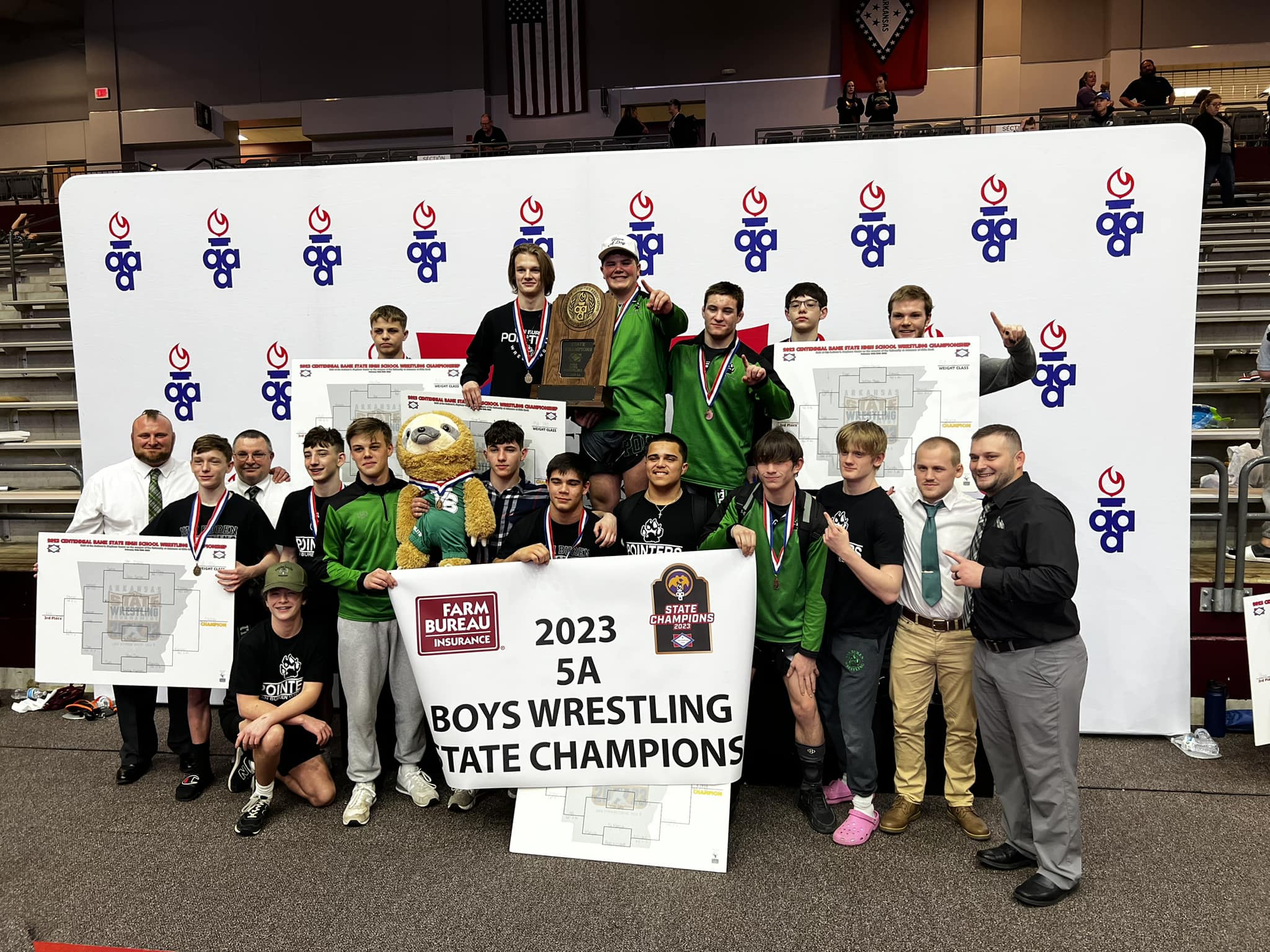 Van Buren Wrestling Program captures multiple state titles; Boys win Team State Championship