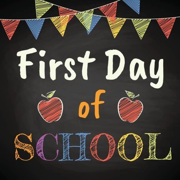 First day of school, Wednesday, 8/16